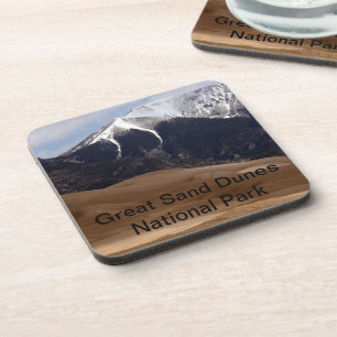 Posavasos Souvenir del Parque Nacional de las Grandes Dunas 