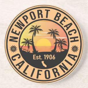 Posavasos Souvenirs de época de Newport Beach California