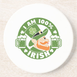 Posavasos Soy 100% irlandés de montaña rusa