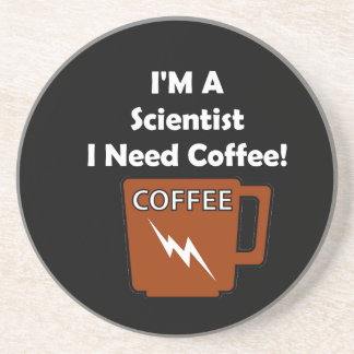 Posavasos ¡Soy científico, yo necesito el café!