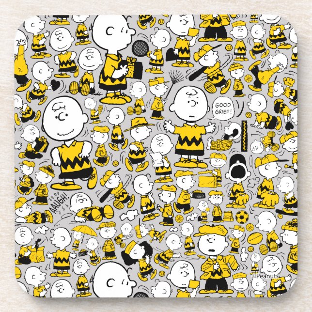 Posavasos Soy el patrón de Charlie Brown (Frente)