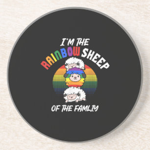 Posavasos Soy La Oveja Arcoiris De La Familia Presente