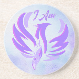 Posavasos Soy Pájaro de Fuego de Llama Violeta - Femenino Sa