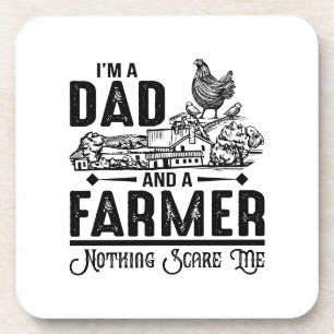 Posavasos Soy papá y agricultor Agricultura