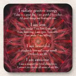 Posavasos Soy práctico de costa de la mandala