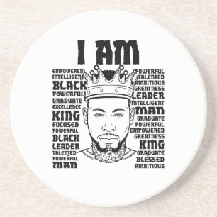 Posavasos Soy Rey Negro Hombres Cristianos Padre Hijo