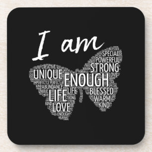 Posavasos Soy un derecho único y firme de atraer a un affi p