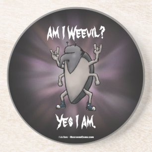 Posavasos ¿Soy Weevil Heavy Metal Dibujo Animado?