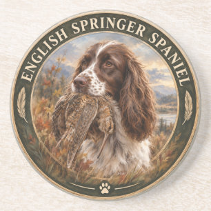 Posavasos Spaniel de Springer Inglés