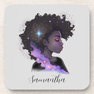 Posavasos Sparkling Afro Woman