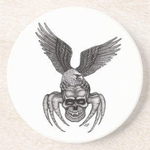 Posavasos Spiderskull con águila