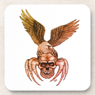 Posavasos Spiderskull con águila