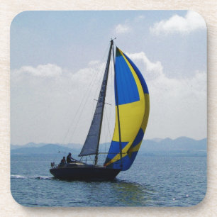 Posavasos Spinnaker. grande del pequeño yate