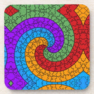 Posavasos Spiral Jigsaw