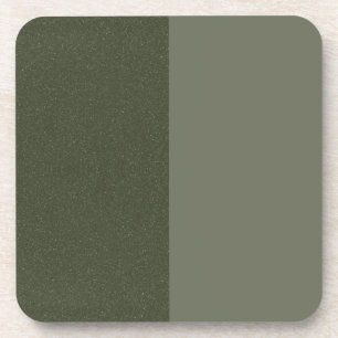 Posavasos Split Moss Green Coaster Estilo Duo-Tono - Persona