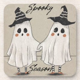 Posavasos Spooky Season Squad Hard plastic coaster