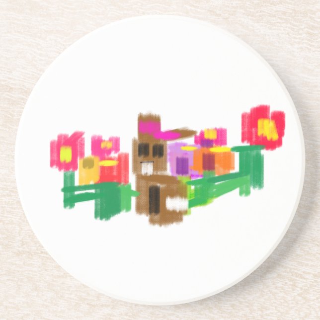 Posavasos Spring Rabbit (Frente)