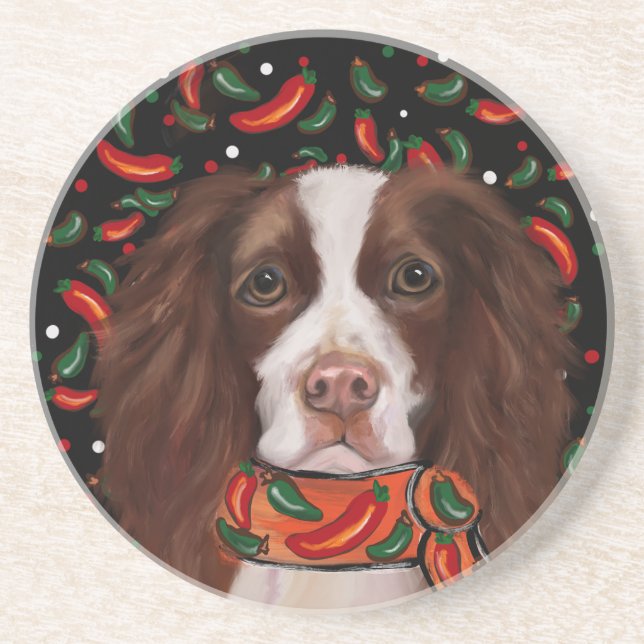 Posavasos Springer Spaniel Inglés     (Frente)