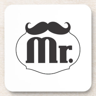 Posavasos Sr. Mustache Retro Vintage Hipster Regalos