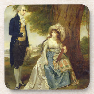 Posavasos Sr. y señora Fraser, c.1785-90 (aceite en lona)