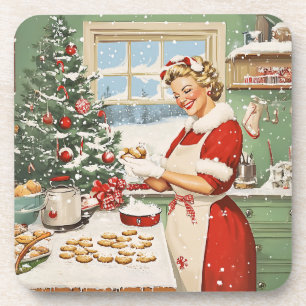 Posavasos Sra. Claus Holiday Baking Delight