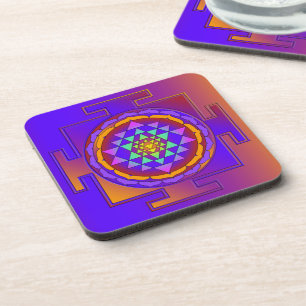 Posavasos SRI YANTRA colorido + tus ideas