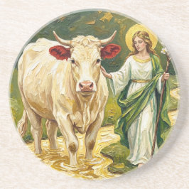 Posavasos St. Brigid & The White Cow (Imbolc)