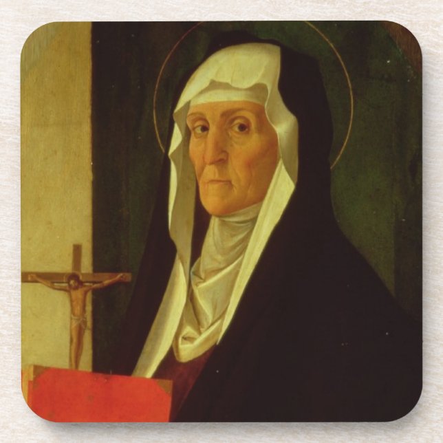 Posavasos St. Clare, c.1485-90 (tempera en el panel) (Frente)