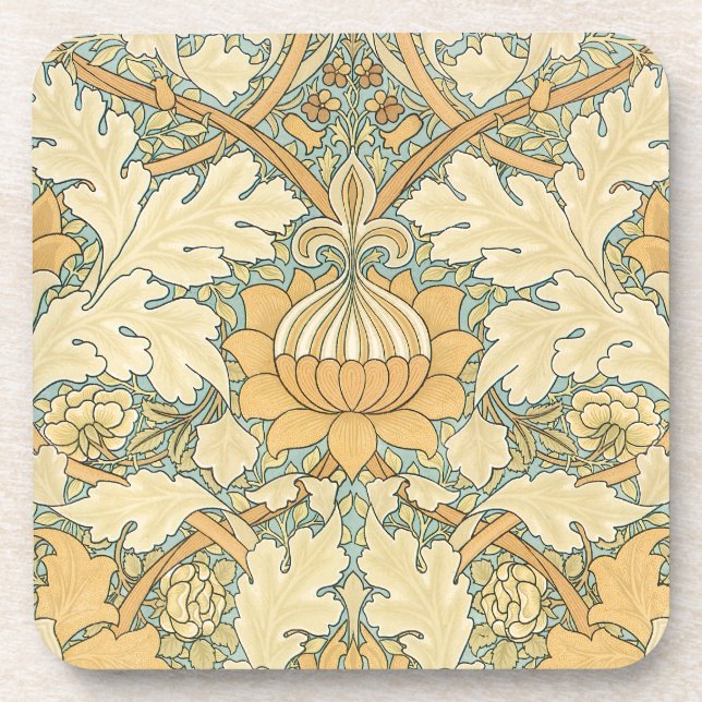 Posavasos St. James de William Morris, Hojas de Acanto (Frente)