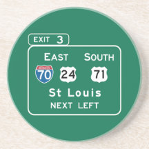 St. Louis, señal de tráfico del MES