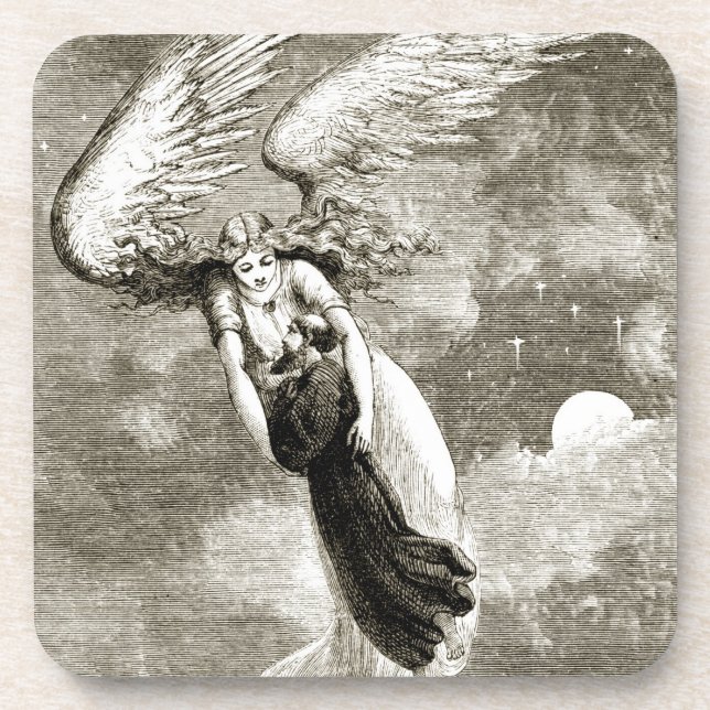 Posavasos St Patrick llevó a Roma por el ángel, del 'Th (Frente)