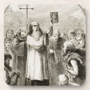 Posavasos St Patrick que muestra a la población de Irlanda