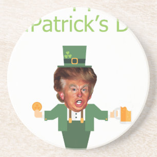 Posavasos st patricys trump leprechaun