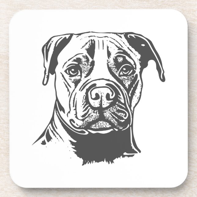 Posavasos Staffordshire Bull Terrier (Frente)