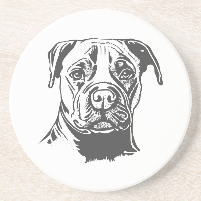 Posavasos Staffordshire Bull Terrier (Frente)