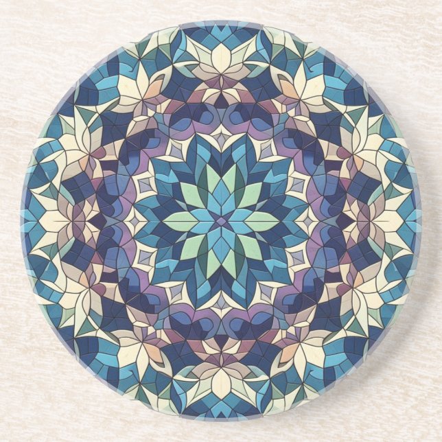 Posavasos Stain Glass Bloom #2 (Frente)
