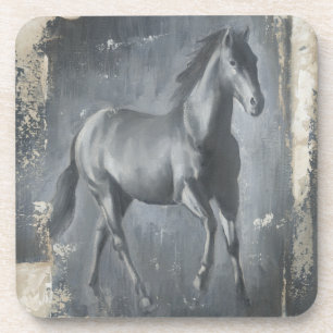 Posavasos Stallion de carreras negras