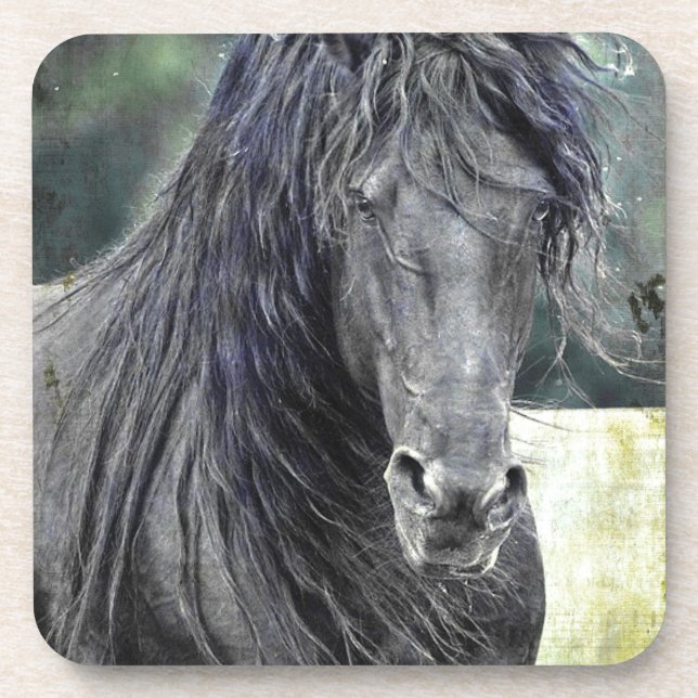 Posavasos Stallion friesiano (Frente)