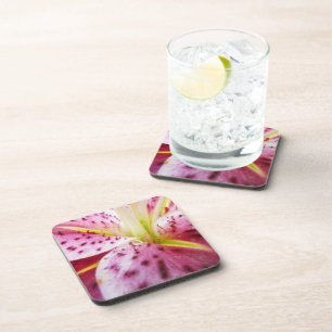Posavasos Stargazer Lily Bright Magenta Floral