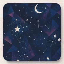 Starry Constellation Sky - Patrón nocturno celesti