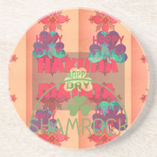 Posavasos Stay Blessed Happy Saint Patrick's Day Hakuna Mata