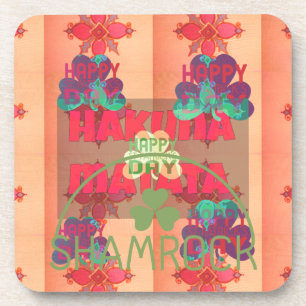 Posavasos Stay Blessed Happy Saint Patrick's Day Hakuna Mata