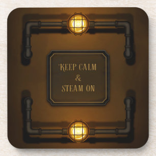 Posavasos Steampunk, era de la máquina