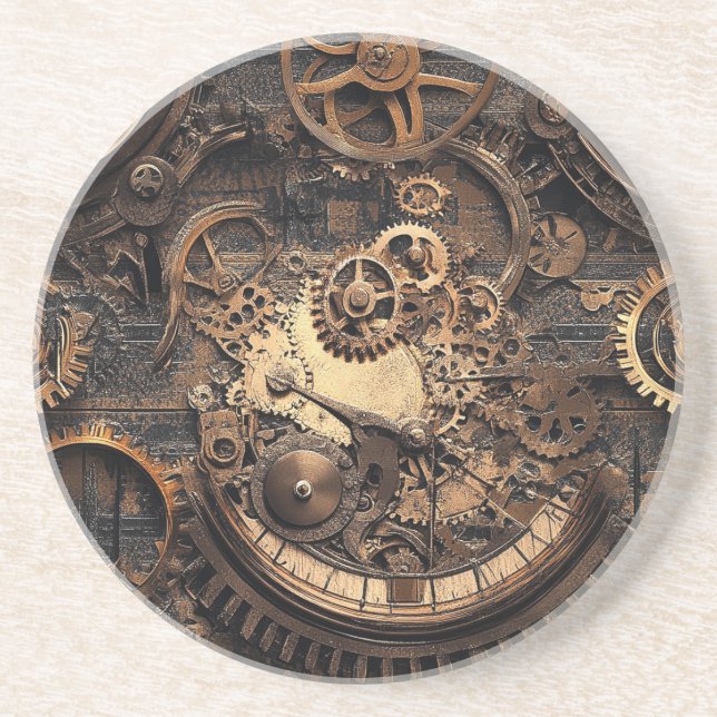Posavasos Steampunk Vintage (Frente)