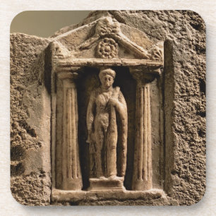 Posavasos Stele votivo del mármol y de la piedra arenisca