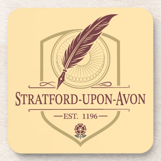 Posavasos Stratford-upon-Avon Inglaterra (Frente)