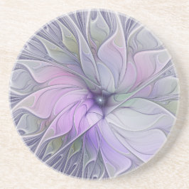 Posavasos Stunning Beauty Modern Abstract Fractal Art Flower