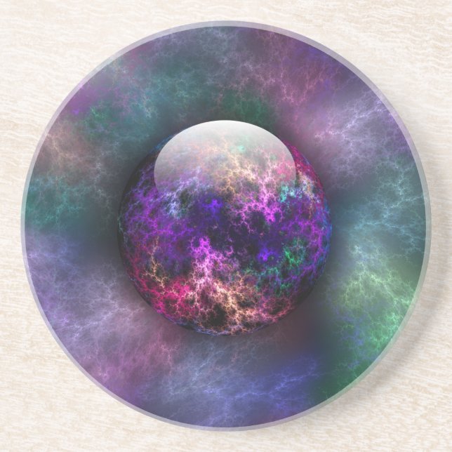 Posavasos Su escoria de materiales brillante (Frente)