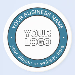 Posavasos Su logotipo o texto circular personalizable