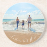 Posavasos Su montaña rusa de fotos con nombre de texto Perso<br><div class="desc">Máscaras fotográficas y de texto personalizado - Único su propio diseño - Familia personalizada / Amigos o regalo personal de montaña rusa - Añadir su texto y foto - Redimensionar y mover elementos con la herramienta Personalización ! Elija fuente / tamaño / color! Buena suerte - Estar contentos :)</div>